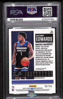 2020 Anthony Edwards PSA 10 10 Contenders Prem Ed Blue Shimmer Auto #105 6/20