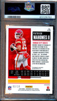 2020 Patrick Mahomes PSA 9 Contenders Optic Veteran Ticket Cracked Ice Auto #VT5
