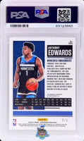 2020 Anthony Edwards PSA 10 10 Contenders Prem Ed Red Shimmer Auto #105 2/5