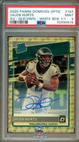 2020 Jalen Hurts PSA 9 Donruss Optic Gold Vinyl Auto #164 1/1