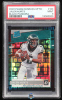 2020 Jalen Hurts PSA 9 Donruss Optic Black Pandora #164 16/25