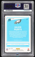 2020 Jalen Hurts PSA 9 Donruss Optic Black Pandora #164 16/25
