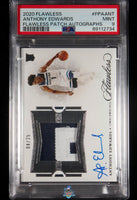 2020 Anthony Edwards PSA 9 Flawless Flawless Patch Auto #FPAANT 4/25