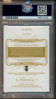 2020 Yordan Alvarez PSA 8 10 Flawless Rookie Patch Auto Sapph #PAYA 07/15