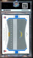 2020 Justin Herbert PSA 8 National Treasures Rookie Hats Off NFL Auto #RHSJH 1/3
