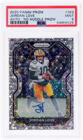 2020 Jordan Love PSA 9 Prizm No Huddle Prizm Auto #363