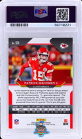 2020 Patrick Mahomes PSA 10 Prizm #124