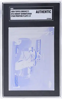 2020 Robert Schwartzman SGC Authentic Topps Chrome F1 Printing Plate #76 1/1