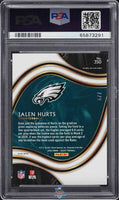 2020 Jalen Hurts PSA 10 Select Neon Orange Pulsar #350 6/7