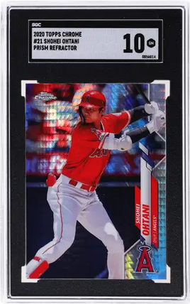 2020 Shohei Ohtani SGC 10 Topps Chrome Prism Refractor #21
