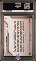 2020 George Russell PSA 9 Topps Chrome F1 70th Anniv Gold #39