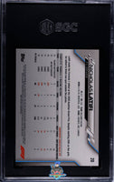2020 Nicholas Latifi SGC 10 Topps Chrome F1 70th Anniv Gold #20