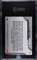 2020 Valtteri Bottas SGC 10 Topps Chrome F1 70th Anniv Gold #22