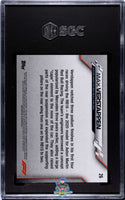 2020 Max Verstappen SGC 10 Topps Chrome F1 70th Anniv Orange #26