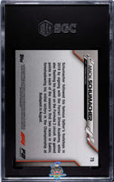 2020 Mick Schumacher SGC 9.5 Topps Chrome F1 70th Anniv Red #75