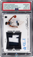 2020 Anthony Edwards PSA 9 10 Flawless Flawless Rookie Patch Auto #FPAANT 24/25