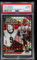 2021 Joe Burrow PSA 8 Mosaic Stair Master Black Mosaic #SM4 1/1
