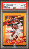 2021 Rui Hachimura PSA 10 Donruss Optic Orange #79