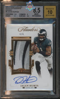2021 Jalen Hurts BGS 8.5 10 Flawless Patch Auto #PAJHU 4/6