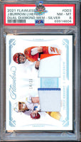 2021 Joe BurrowJustin Herbert PSA 8 Flawless Dual Diamond Memorabilia #DD3 14/20