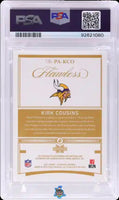2021 Kirk Cousins PSA 6 Flawless Patch Auto Sapph #PAKCO 4/5