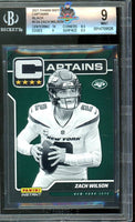 2021 Zach Wilson BGS 9 Captains Black #C24 1/1
