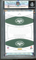 2021 Zach Wilson Elijah Moore BGS 9 National Treasures Gear Combo Mats 91/99