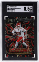 2021 Patrick Mahomes SGC 8.5 Select Turbocharged Black Prizm #TUR14 1/1