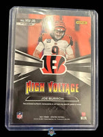 2021 Joe Burrow Raw Spectra Gold Vinyl Nike Swoosh #HVJB 1/1