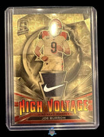2021 Joe Burrow Raw Spectra Gold Vinyl Nike Swoosh #HVJB 1/1