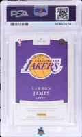 2021 LeBron James PSA 9 National Treasures Time Materials Super Prime #LBJ 1/1