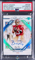 2022 Brock Purdy PSA Authentic 10 Flawless Rookie Frame Auto Platinum #RFSBP 1/1