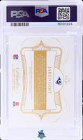 2022 Jared Goff PSA 9 10 Honors Rookie Auto Flawless Patch Auto #PAJG 1/1
