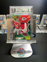 2022 Patrick Mahomes BGS 9 XR Nike Swoosh Logo Patch #2 1/2