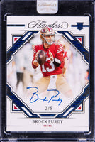2022 Brock Purdy Raw Flawless Rookie Frame Auto Sterling Sapp Efoilution 2/5