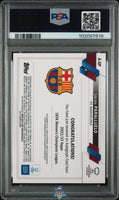 2022 Salma Paralluelo PSA 10 Topps Chrome UWCL Chrome Auto Orange Wave 18/25