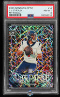 2023 CJ Stroud PSA 8 Donruss Optic Mythical #14