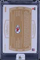 2023 Mahomes Kelce Raw Flawless Flawless Connections #FCKC 1/1