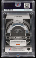 2023 Victor Wembanyama PSA 10 Obsidian Rookie Gold Unbreakable Patch Mojo 5/10