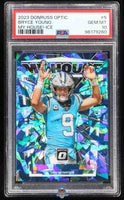 2023 Bryce Young PSA 10 Donruss Optic My House Ice Auto #5 15/15