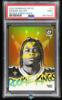 2023 Kendre Miller PSA 9 Donruss Optic Rookie Recruits Gold #11 3/10