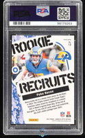 2023 Puka Nacua PSA 9 Donruss Optic Rookie Recruits Gold #13 7/10