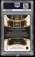 2023 Victor Wembanyama PSA 9 Select Mezzanine Purple Cracked Ice #311 3/99