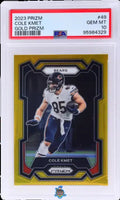 2023 Cole Kmet PSA 10 Prizm Gold Prizm #49 1/10