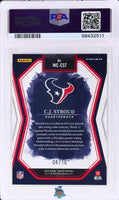 2023 CJ Stroud PSA 10 Select Watercolors Gold Prizm #WCCST 4/10