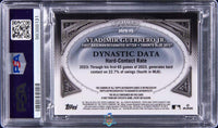 2023 Vladimir Guerrero Jr. PSA 7 Topps Dynasty Auto Patch Var Gold #DAPBVG 1/1