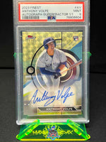 2023 Anthony Volpe PSA 9 Topps Finest Auto Super #FAAV 1/1