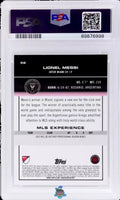 2023 Lionel Messi PSA 10 Topps Chrome MLS Aqua Xfractor #58 111/125