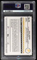 2024 Paul Skenes PSA 9 Topps Chrome Updt Auto Orange Wave #RAPS 6/25
