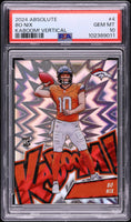 2024 Bo Nix PSA 10 Absolute Kaboom Vertical #4